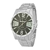 IG Invictus Mann Luxusmode Militär Edelstahl analoge Quarz Armbanduhr LeoTainl ZYBFLS 12 Herrenuhr aus Stahlband