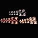 2016 FEITONG 144PCS Acrylic French design fake toenails nail tips full cover false nail art