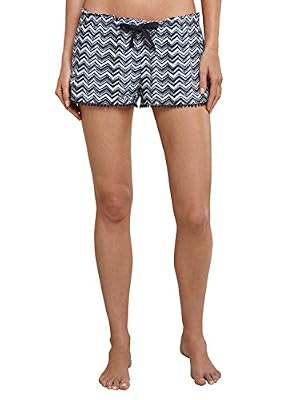 Schiesser Webshorts Bas de Pyjama, Grau (Graublau 209), 44 Femme