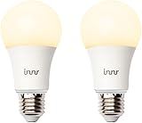 Innr E27 Duo pack of 2 smart, warm white, dimmable, retrofit LED bulbs (Hue* & Alexa compatible) RB 165