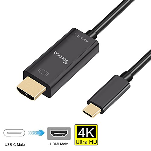 Type C auf HDMI Kabel, TOFOCO 4K * 2K USB 3.1 Typ C zu HDMI UHD TV Kabel für MacBook, ChromeBook Pixel, Samsung Galaxy S8/S8 Plus, LG G5 G6 und Mehr
