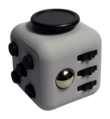 Sunshine Fidget Cube Toy Relieves Stress And Anxiety for Children and Adults(grey+black)