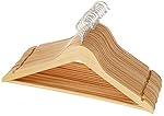AmazonBasics Kleiderbügel aus Holz, 16 Stk.