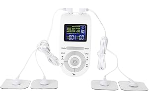 ZYYINI Urządzenie Tens Unit, Cyfrowy masażer elektryczny, Urządzenie do stymulacji prądu Urządzenie do akupunktury Tens Machine Cyfrowy elektryczny masażer ciała Pulse Stymulator mięśni Ulga w bólu
