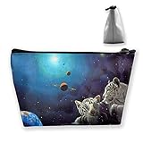 Vielzweck: Diese lustige und süße Grafiktasche kann als Kosmetiktasche, Reisetasche, Tasche, Organizer, Federmäppchen und mehr verwendet werden.