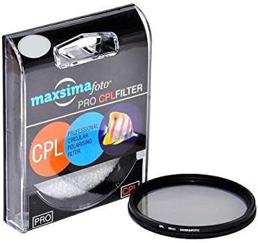 Maxsimafoto - Professional 58mm Circular Polarizing Filter CPL, C-PL for Canon 18-55mm (all versions) 200D 550D 600D 650D 700D 750D 760D 1000D 1300D 1200D, XS, T1i, XTi XSi XT T2i T3 T3i T5i T6 T6i or any lens with a 58mm front thread, i.e. Canon, Nikon, Sigma, Tokina, Tamron, Leica, Sony etc..