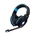 Kotion Each Over the Ear Headsets with Mic & LED - G4000 Edition (Black/Blue) RS.1170.00