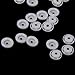 Resin Snap Fasteners Buttons Poppers 12.4mm Pack of Approx.100 Sets White