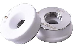 Startnow Raytools Original Laser Ceramic D32mm Laser Head Ugello Holder per Empower Fiber Cutting Machine Ricambi (D32mm 120274100B, 10 PCS)