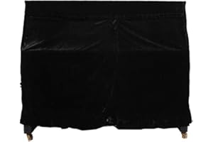 Shanrya Copertura per Pianoforte Verticale, Copertura per Pianoforte in Poliestere Elasticizzato a Prova di Polvere, Morbida casa per Interni