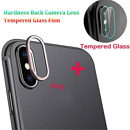 Preisvergleich Produktbild Costume Für iPhone XS Max, 9H Härte Zurück Kameralinse Hartglas Schutzfolie (Roségold)