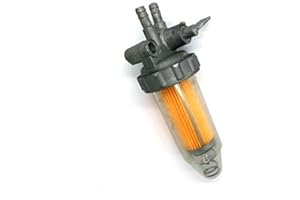 ALLYMOTO Préfiltre diesel pour tracteur avec robinet d'arrêt et muet.