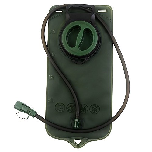 Trinkblase 2 Liter IntiPal – Trinkbeutel Wassertank Wasserbeutel für Rucksack Camping Jogen Trekking o.a. Outdoor-Aktivität - 4