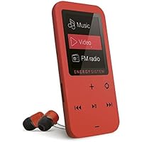 Energy Touch - Reproductor MP4 (8 GB, botones táctiles, radio FM, microSD), coral