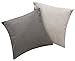 Produktbild Aminata – Kissen 40x40 cm Bezug + Füllung zum Wenden einfarbig Grau Anthrazit Wendekissen Baumwolle + Reißverschluss Kuschelkissen unifarben Sofakissen Kopfkissen Dekokissen Kissenbezug Füllkissen