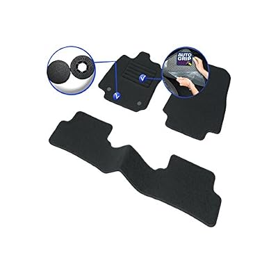 DBS 1764292 Tapis Auto - Sur Mesure - Tapis de sol pour Voiture - 3 Pièces - Antidérapant - Moquette noir 900g/m² - Finition Velours - Gamme Star
