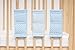 Bumpsters Assorted Cot Bar Bumpers - Large, Blue, Pack of 10