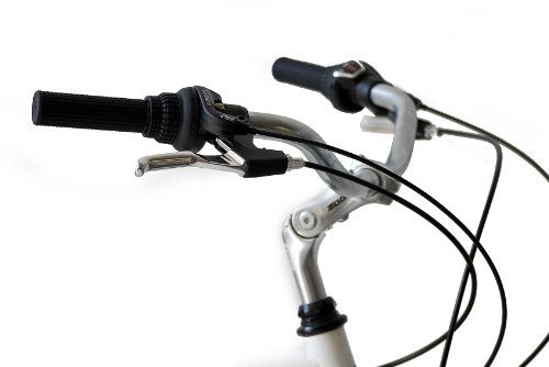 28″ KCP CITYBIKE TREKKINGRAD DAMENFAHRRAD WILD CAT schwarz weiss – 71,1 cm (28 Zoll) - 7