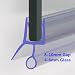 Produktbild Generic dyhp-a10-code-4170-class-1–8 – 10 mm Gap AP 4–6 mm Glas Tür Glas Gummi Kunststoff oder Dichtung Bad Dusche Bildschirm ATH S Tür siegelstreifen Plasti – -dyhp-uk10–160819–2197