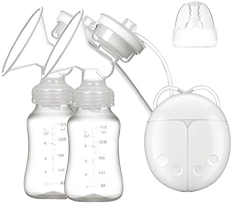 Dual Electric Breast Pump with Charge Plug and Automatic Massage for Postpartum Prolactin