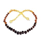  Adult Ombre Raw Rainbow Baltic Amber Anklet Love Amber X Uk Based Seller