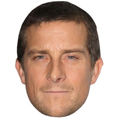 Preisvergleich Produktbild Celebrity Cutouts Bear Grylls Maske aus Karton