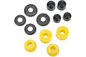 SUNGOOYUE Zestaw Tłumienia Tulei Deskorolki, Tłumienie PU 90A Część Zamienna Tulei Deskorolki do Deskorolki 4-kołowej