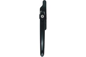 Gardinia Cadenza Black Window Handle 48mm Spade Blade Right Hand