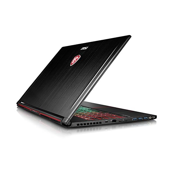MSI GS63VR 7RF Stealth Pro 494 UK 15.6-Inch FHD Gaming Laptop - (Black) (Intel Core i7-7700HQ 2.8 GHz, 16 GB RAM, 256 GB SSD Plus 2 TB HDD, GeForce GTX 1060, Windows 10 Home) - Image 4