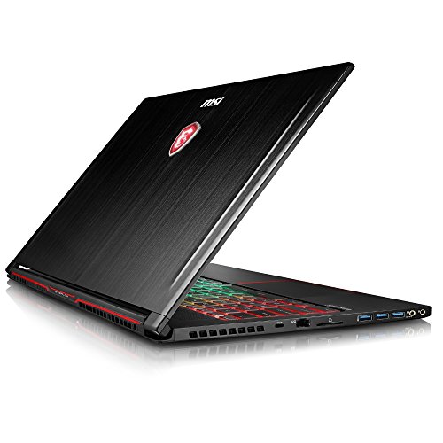 MSI GS63VR 7RF Stealth Pro 494 UK 15 6-Inch FHD Gaming Laptop -  Black   Intel Core i7-7700HQ 2 8 GHz  16 GB RAM  256 GB SSD Plus 2 TB HDD  GeForce GT