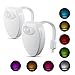 Produktbild newnen Motion Sensor LED WC-Licht 8 Farben USB Ladekabel Schüssel Nacht Licht Aktiviert WC-Leuchte passt auf jeden WC 2 Stück