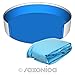 Produktbild Poolfolie Innenhülle Rundpool 700 x 150 cm - 0,8 mm blau Rundbecken
