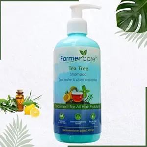 FARMER CARE Tea Tree Shampoo, 300ML, Anti-Dandruff, Hair Growth, and Hair Fall Control with Plant Properties
