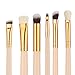 JACKY 12Pcs Cosmetic Eyebrow Eyeshadow Brush Makeup Brush Sets Kits Tools