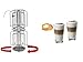 Produktbild Tassimo Kapselhalter für 64 Kapseln 2 Schächte Neu passend auch für die grossen Milchkapseln nicht nur 3 Sorten... + Latte Macchiato Glas 2er Set Coffee & More