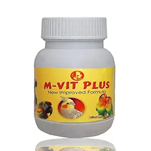 Pet Care International (PCI) M-VIT Plus to Provide All Essential Vitamins for Healthy Bird Breeding Healthcare (250grm)