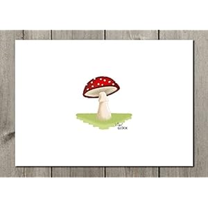 Postkarte / Glückspilz Gückwunsch