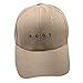 Produktbild SSUDADY Unisex Basecap Baseball Cap Hut Mütze Sommer Buchstabenstickerei Snapback Atmungsaktiv Verstellbar Erwachsenen Baseball Cap für Draussen Sport oder auf Reisen Hip Pop Kappen