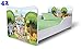 Produktbild Babybett Kinderbett Bett Schlafzimmer Kindermöbel Spielbett Nobiko Butterfly 160x80 or 140x70 Matratze Lattenrost (140x70, 42)