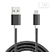Produktbild MaxiRel Micro USB 2.0 Kabel Ladekabel Datenkabel Android Kabel 1M Nylonummantelung Verbindungskabel für Android Apparate Samsung, Nokia, Huawei, Xiaomi, Nexus, LG, Sony und mehr Schwarz