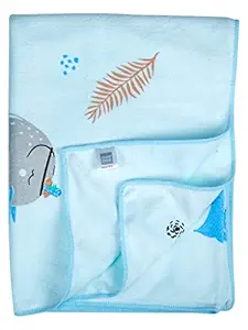 Mee Mee Soft Absorbent Baby Towel (Blue)