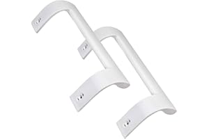 E ELECTROTODO REPUESTOS Y PEQUEÑO ELECTRODOMESTICO Maniglia Porta Compatibile con Frigorifico Beko, Savoid e Smeg - Kit 2 - Colore Bianco - 4321270300