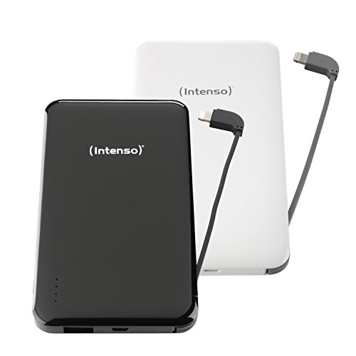 Intenso 7335530 Powerbank S10000-i Dual Slim externes Ladegerät (10000mAh, für Smartphone/Tablet PC/MP3 Player/Digitalkamera/Apple iPhone/iPad) inkl. Apple Lightning Kabel schwarz - 4