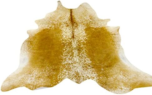 Natural Cowhide Rug - Small Speckled Brown Pattern - Approx 86 cm x 166 cm - Luxury Designer Hide by Narbonne Leather Co - 64
