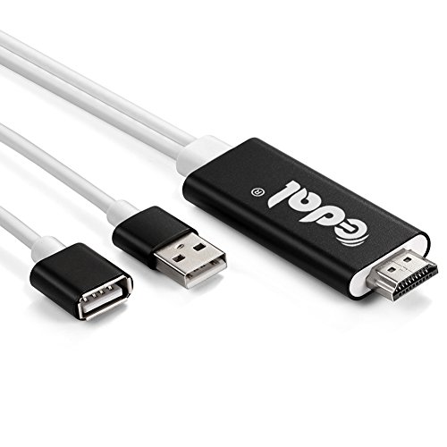 Lightning HDMI Kabel, Kasit Lightning Digital AV auf HDMI 1080P Kabel für für iPhone 7 7 plus 6s 6s plus 6 6 plus 5 5c 5s SE, iPad Luft / Mini / Pro, (Plug & Play) – Schwarzer - 7