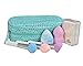 Miss Gorgeous Makeup Foundation Set contains Different Blender Puff with Blue Bag - Pack of 7