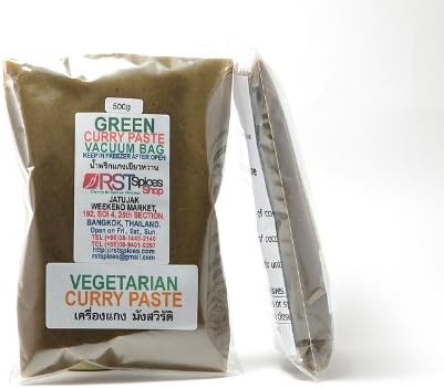 500g RST Thai Vegetarian Green Curry Paste in Vacuum Bag