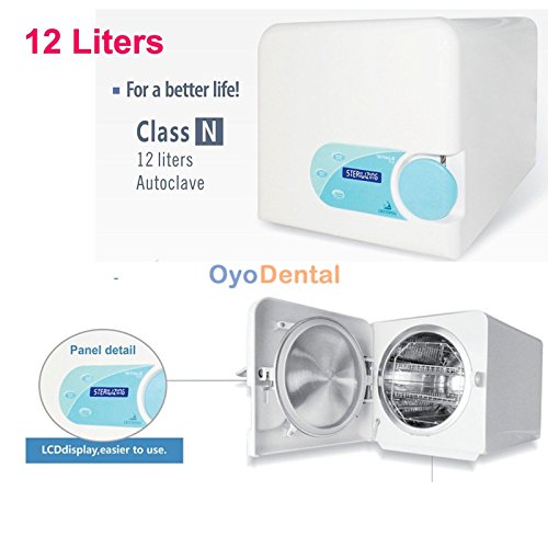 12L Dental Medical Sterilizer Autoclave Class N Vacuum Steam Vitale Benchtop CE di Levin dentale