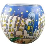 HIM Dreamhouse - Portavelas candelabros de cristal, 9 x 11 cm, color multicolor