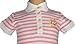 Primigi Girls Striped Polo Shirt in White/Pink, Size 92 (2 Years)